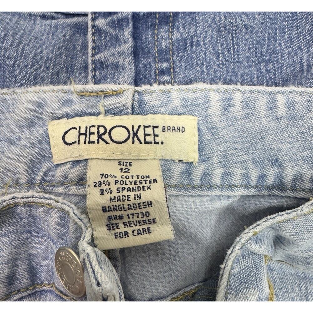 Vtg Cherokee Women's Cropped Denim Jeans | Bundle Lot Of 3 | Size 12 | y2k 90s - Picture 9 of 12